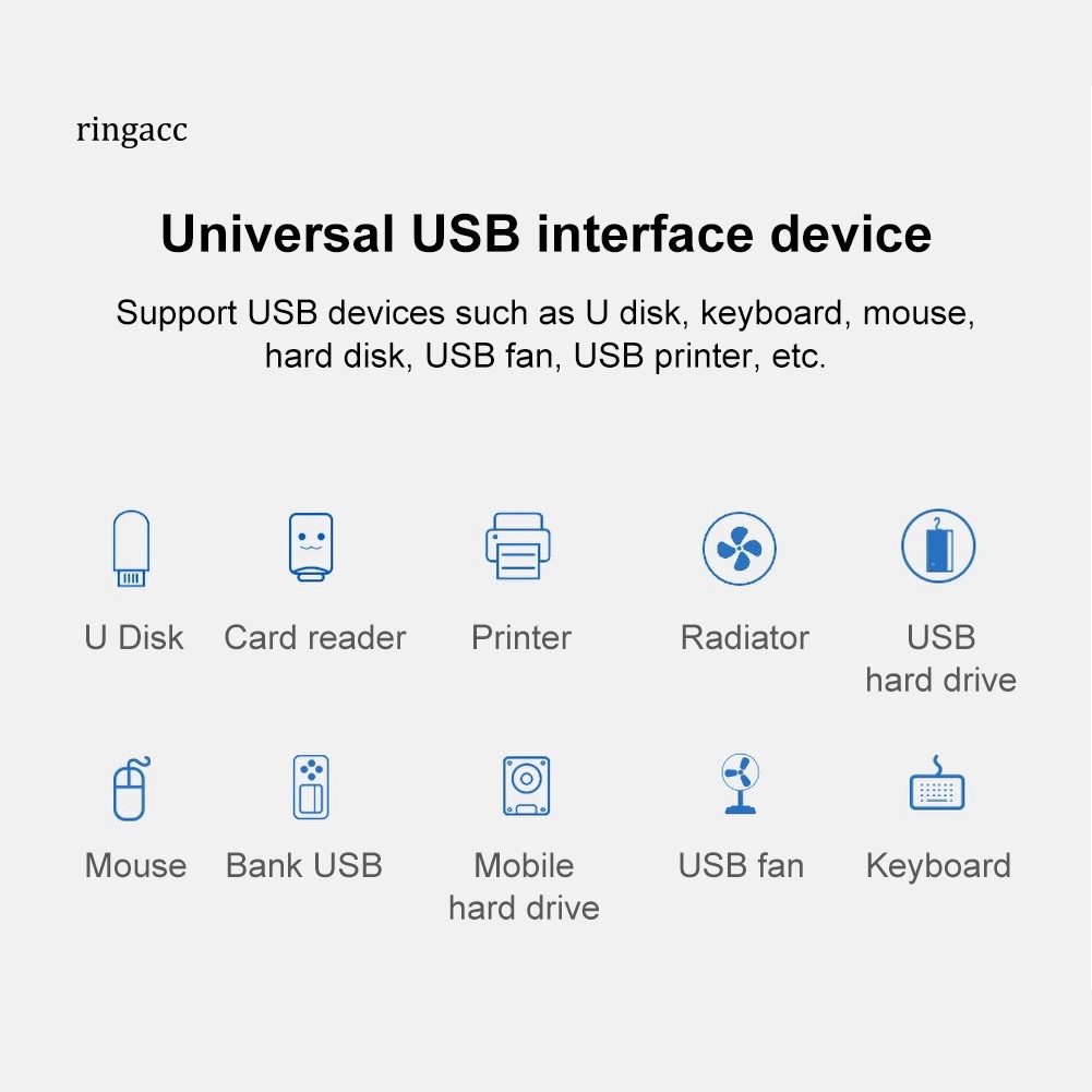 Bộ Chia 3 Cổng USB Đa Năng Cho Laptop