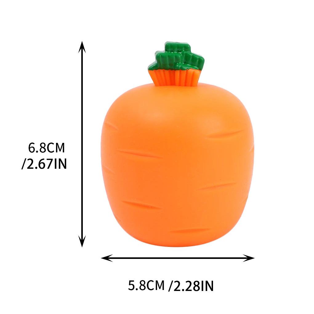 (runbu) Đồ Chơi Bóp Giảm Căng Thẳng Hình Thỏ Cà Rốt Hoạt Hình Đáng Yêu Cho Trẻ Em