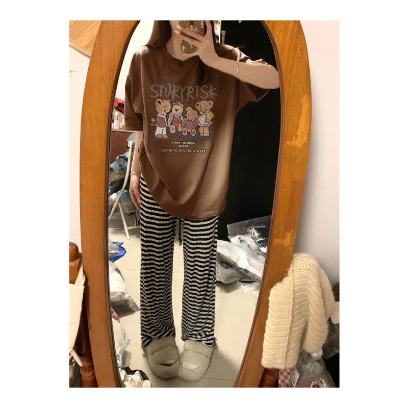 NRVP Áo Thun 100% Cotton Tay Ngắn Phong Cách Hàn Quốc Mới