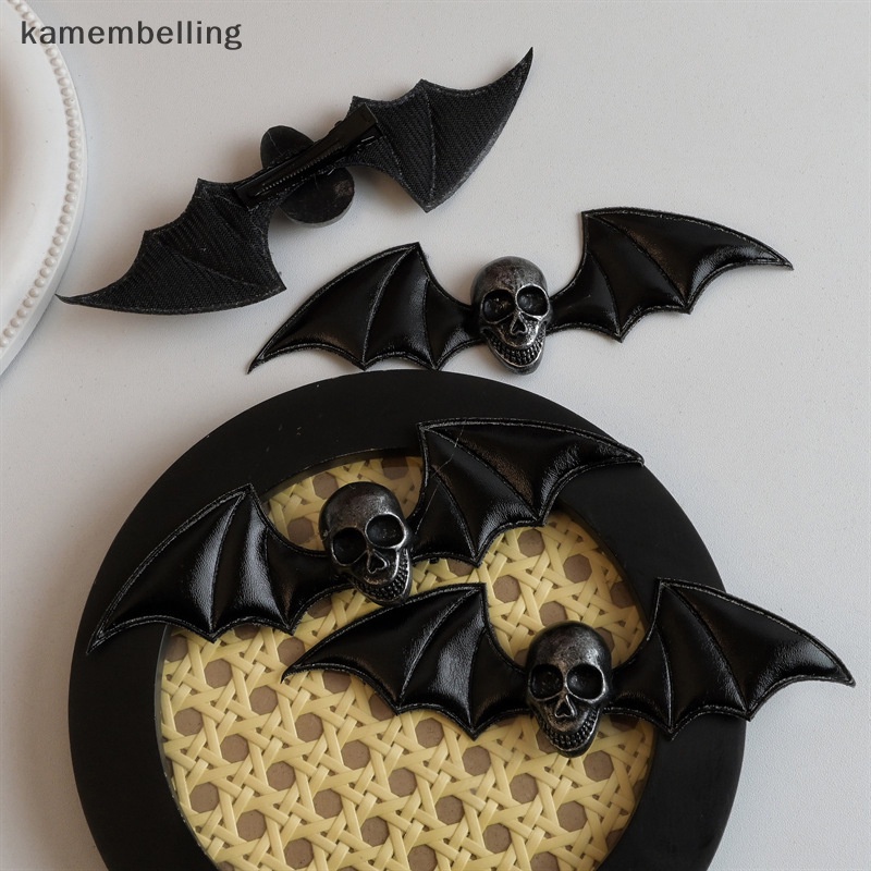 Kẹp Tóc Kim Loại Hình Đầu Lâu Phong Cách Gothic Lolita