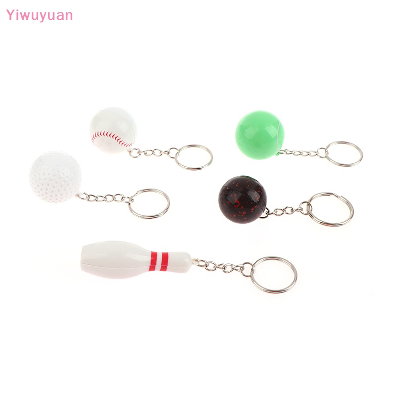 < Yiwuyuan > Móc Khóa Xe Hơi / Bóng Đá / Golf / Tennis Mặt Dây Chuyền Mới