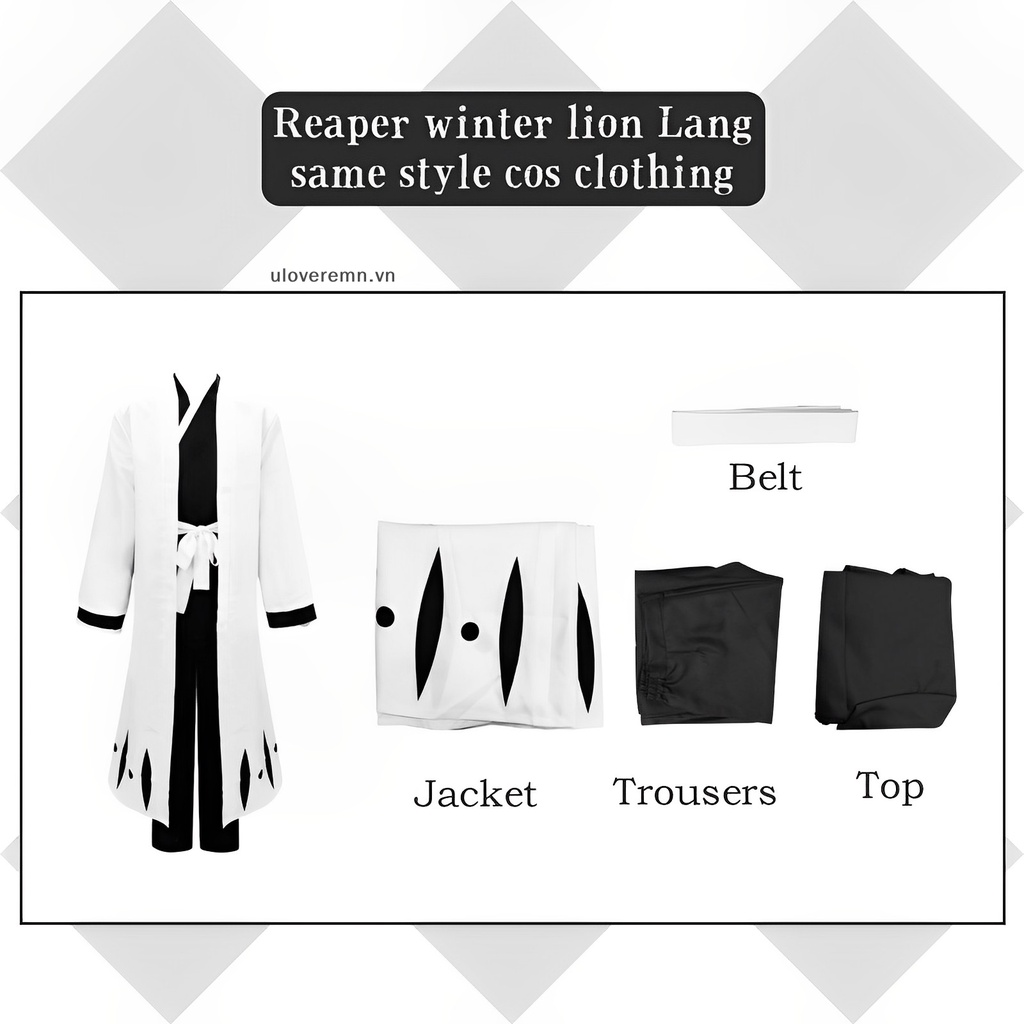 Uloveremn Shinigami Dongshiro Bộ Đồ Hóa Trang Cùng Phong Cách Yixuangu Dongshiro