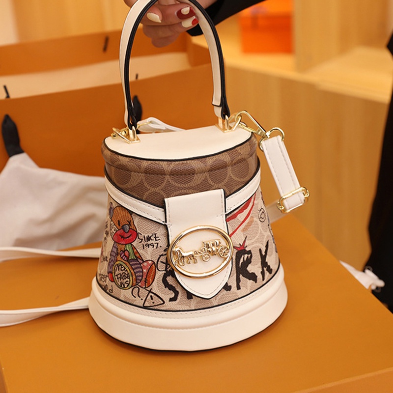 Túi Đeo Vai In Họa Tiết graffiti Phong Cách Phương Tây Thời Trang Cao Cấp Cho Nữ