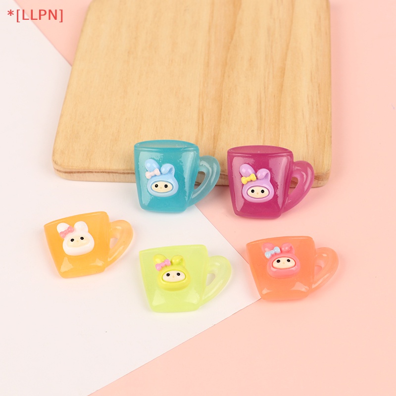 Bộ 5 Cốc Nước Dạ Quang Tự Trang Trí Ốp Điện Thoại In Hình Anime My Melody