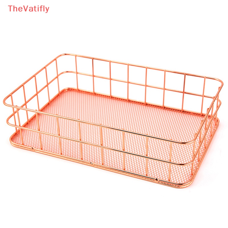 Giá Đỡ Bút / Cọ Trang Điểm Bằng Sắt Màu Vàng Kim Phong Cách Bắc Âu Tiện Dụng Cho Văn Phòng