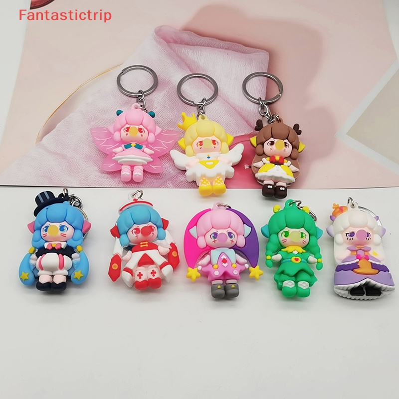 [Fantastictrip] Móc Khóa Búp Bê Yêu Tinh Bằng PVC Dễ Thương Trang Trí Túi Xách Mới