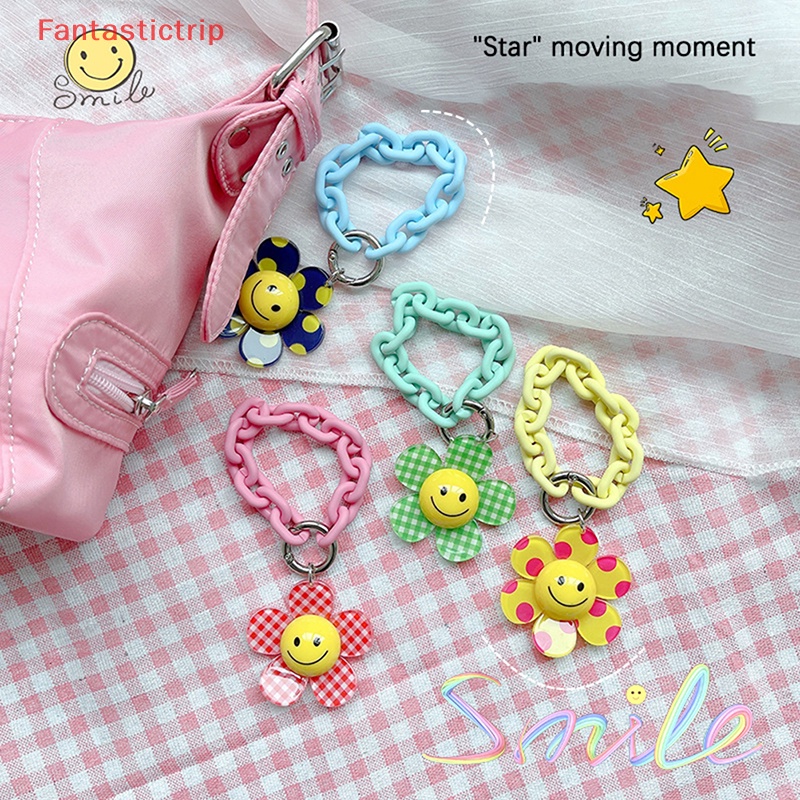 Móc Khóa Hình Hoa Hướng Dương Bằng Acrylic Dễ Thương