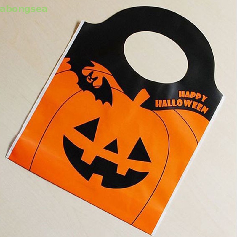 50 Túi Đựng Kẹo Halloween Có Tay Cầm