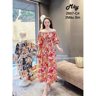 Váy Hoa Trễ Vai Siêu Phẩm