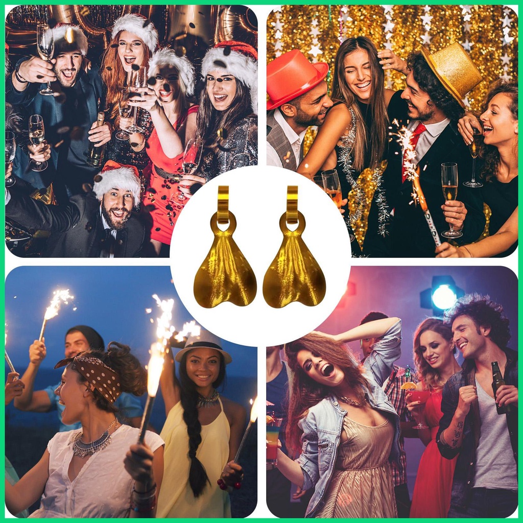 1 Cặp Mặt Dây Chuyền Thủ Công 9 Màu Dễ Thương Vui Nhộn Trang Trí Tiệc Tùng