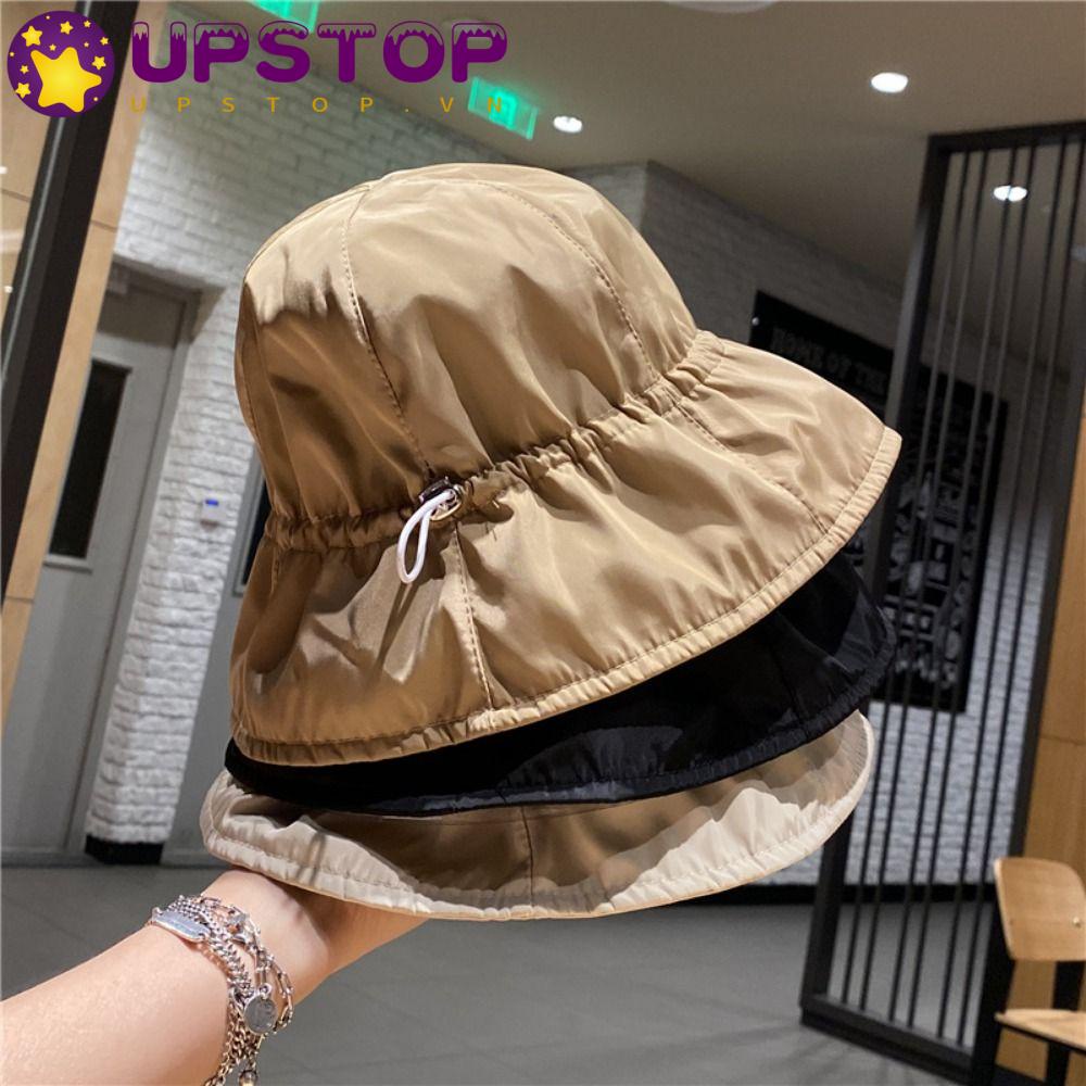 Nón Tai Bèo Đan Dây Rút Thời Trang Nữ