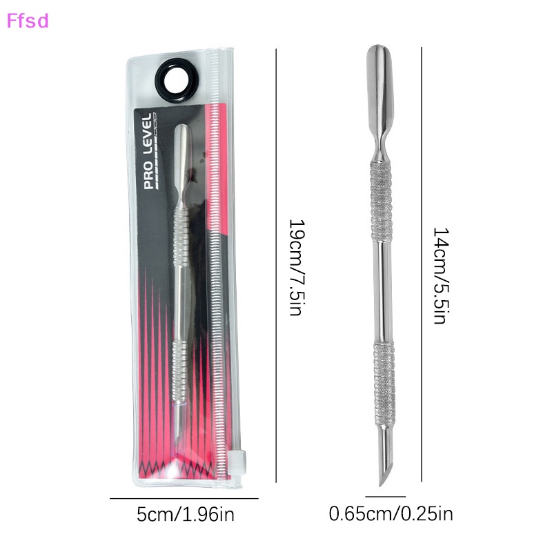 {Ffsd} Dụng Cụ Loại Bỏ Da Chết Bằng Thép Không Gỉ Cho Móng Tay * Bán Chạy