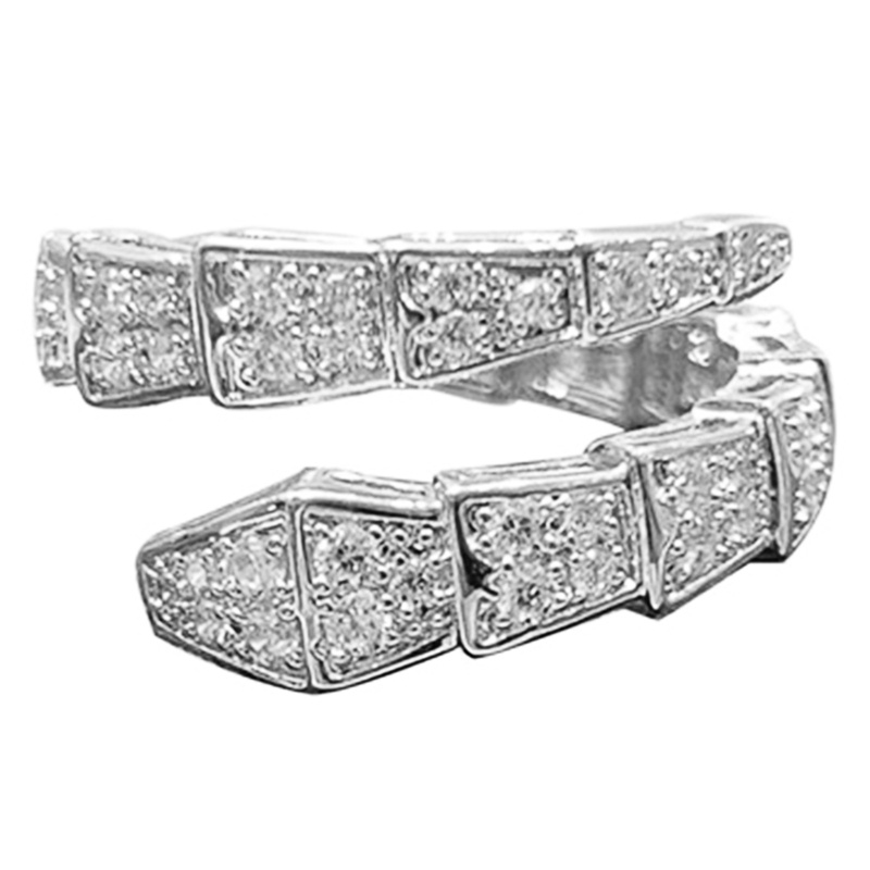 Margot INS Nhẫn Hở Hình Rắn Tinh Tế Thời Trang Hàn Quốc Cho Nữ