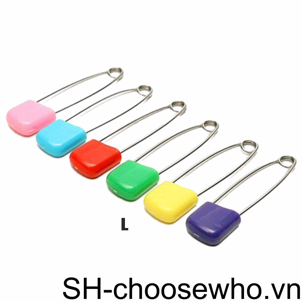 Set 100 Ghim Inox Chống Rỉ Đa Năng Màu Sắc Ngẫu Nhiên Tiện Dụng Cho Gia Đình