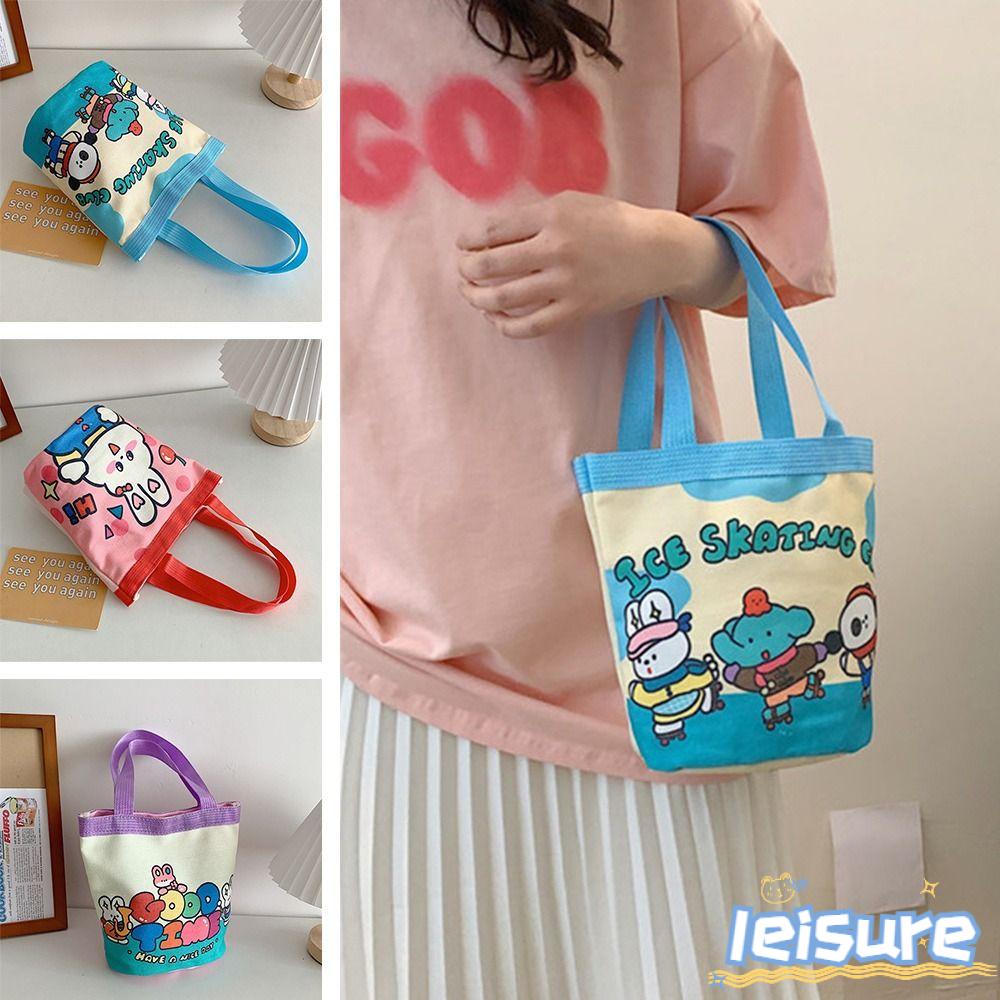 Túi Đựng Hộp Cơm Trưa In Họa Tiết Hoạt Hình Graffiti Độc Đáo Xinh Xắn