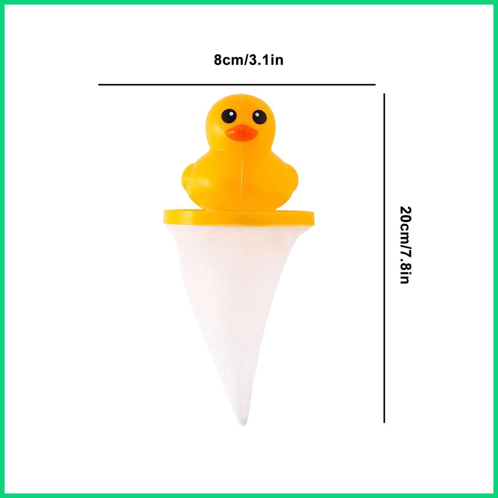 Túi Lưới Lọc Lông Thú Cưng Hình Vịt Vàng Tiện Dụng Khi Giặt Máy