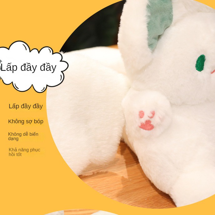 Thỏ Nhồi Bông Dễ Thương Dùng Làm Quà Tặng Cho Bé