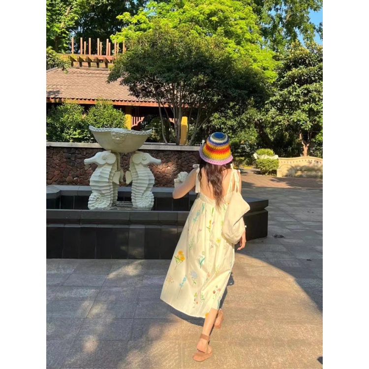 Đầm In Hoa Thời Trang Mùa Hè Dành Cho Nữ