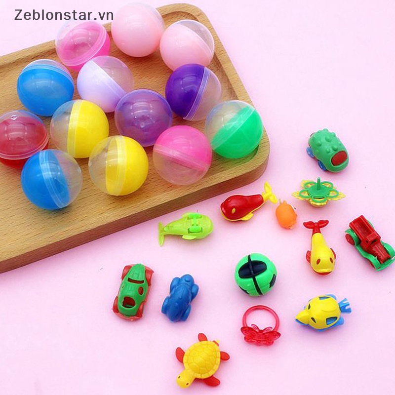 Bộ 10 Quả Bóng Nhựa Đồ Chơi Bất Ngờ Với Búp Bê Trong Khác Nhau