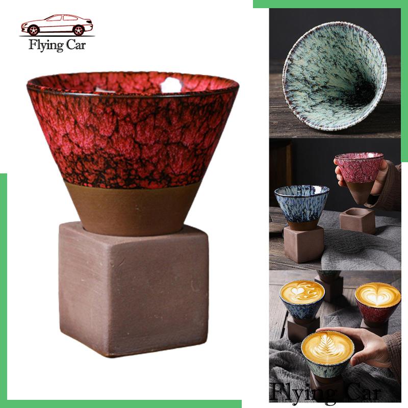 Tách Uống Trà Bằng Sứ Họa Tiết Hoa Phong Cách Kung Fu Độc Đáo 2