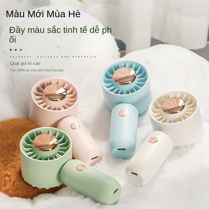 Quạt Cầm Tay Mini Sạc Điện Giá Rẻ /Quạt Sạc Usb / Quạt Tuabin Túi Sinh Viên / Quạt Quà Tặng Máy Tính Để Bàn HZGOE037