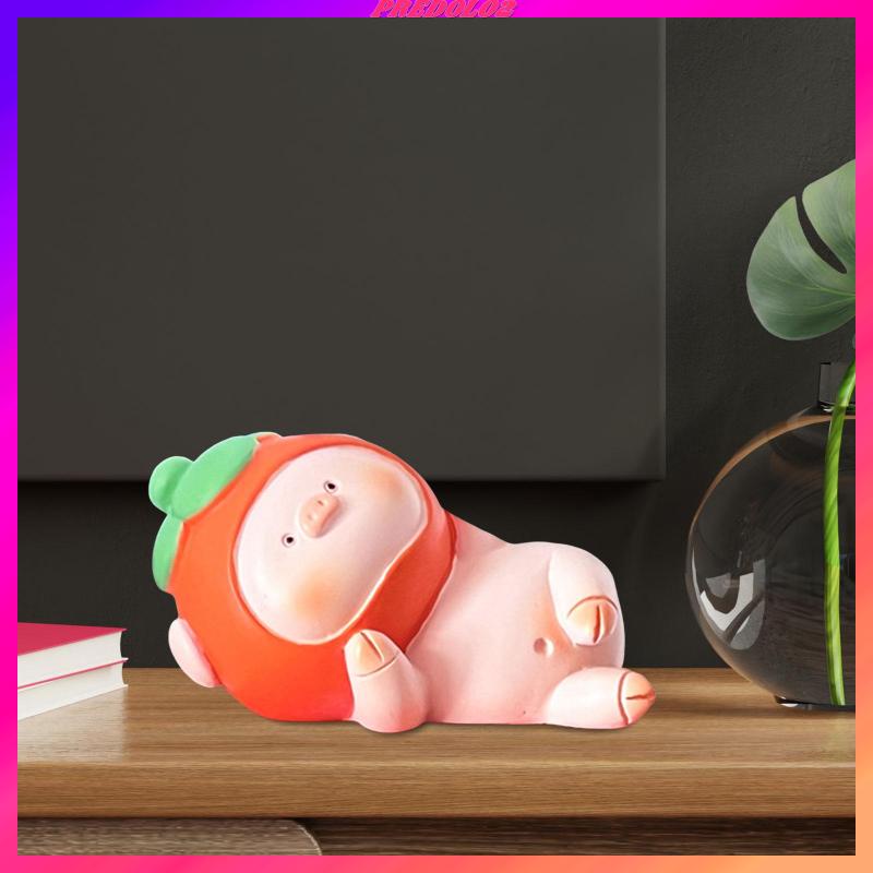 [Predolo2] Mô Hình Chú Heo Vui Nhộn Để Bàn Trang Trí Phòng Trà