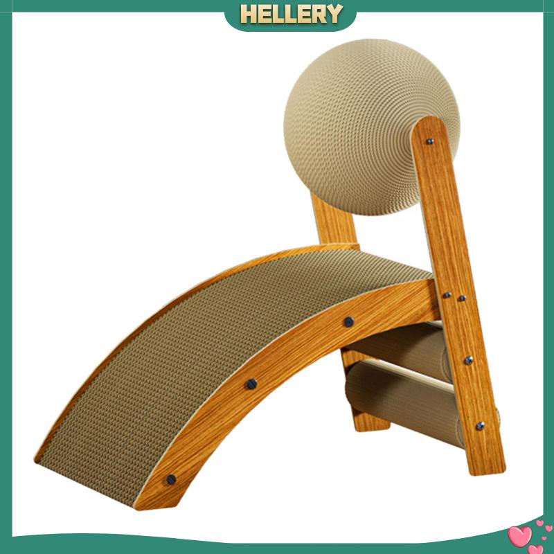 [HelleryVN] Thảm Cào Móng Hình Chữ R Có Thể Tái Chế Tiết Kiệm Không Gian Cho Mèo