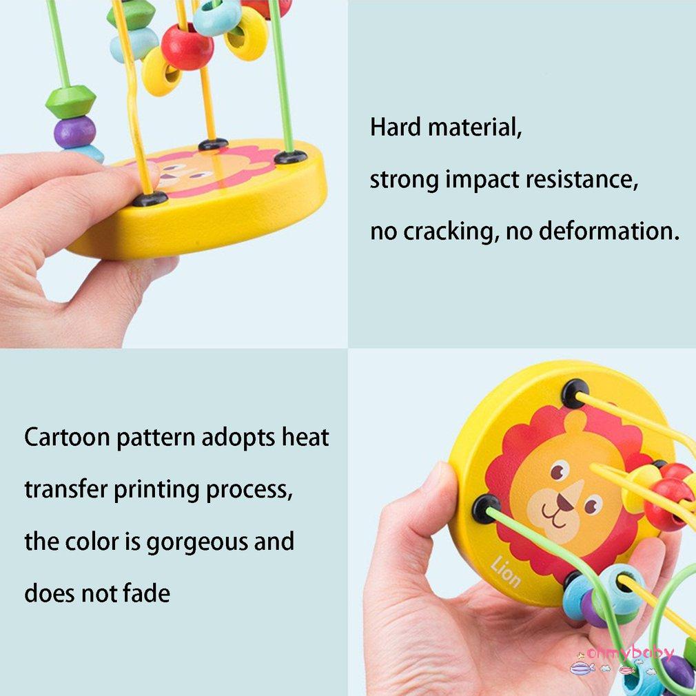 [OMB] Giáo Dục Toán Toyen Mini Vòng Tròn Đính Hạt Dây Mê Cung Tàu Lượn Bàn Tính Đồ Chơi Xếp Hình Cho Trẻ Em Bé Trai Gái Tặng [Z/10]