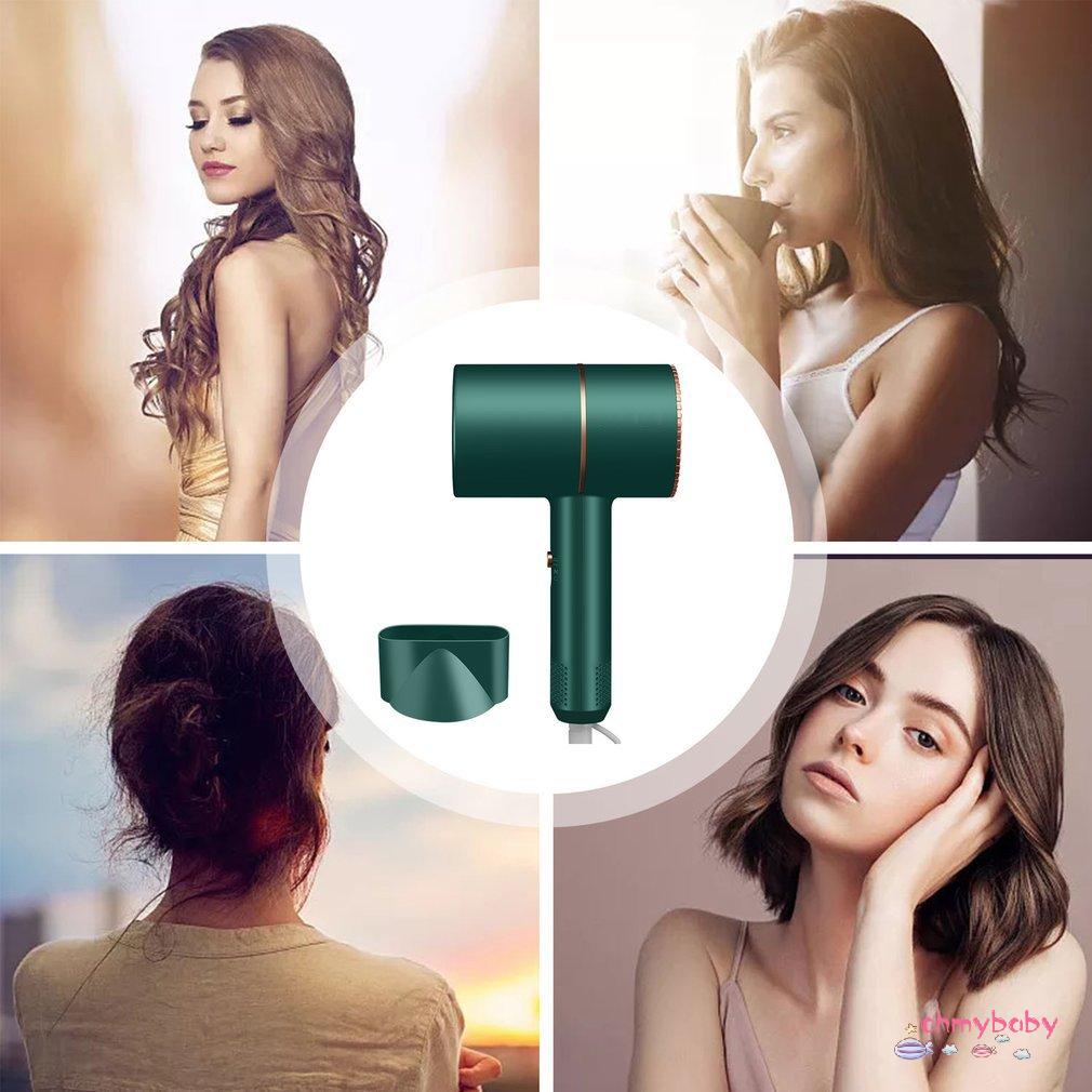 [Ready] Máy Sấy Tóc Tắt Tiếng Ion Âm Giảm Ồn Anion Ánh Sáng Xanh Công Suất Cao Cho Thiết Bị Gia Dụng [Z/7]