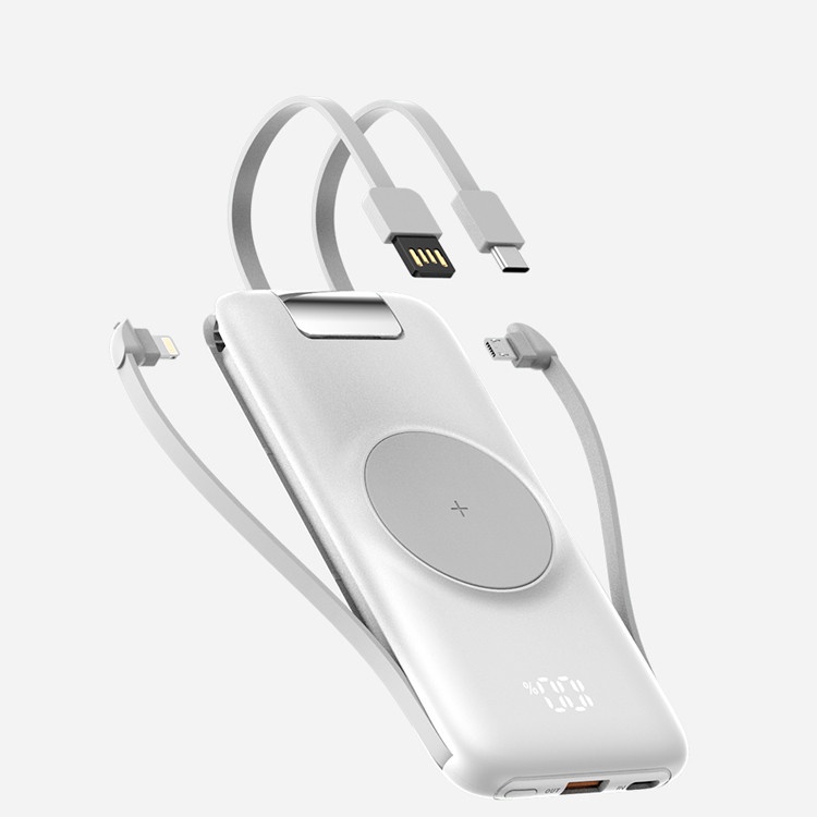 Sạc Dự Phòng 20000mAh PD 20W Sạc Nhanh Không Dây Cho iPhone 14 13 12 Pro Max