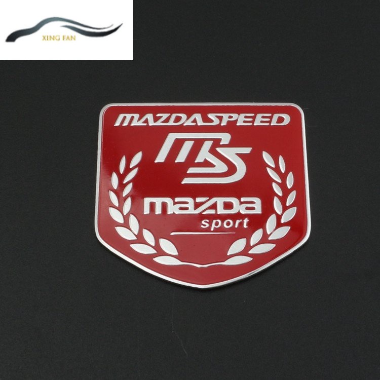 Nhãn Dán Trang Trí Thân Xe Hơi Mazda 3 5 Angkesella CX5 Atz Ruiyi Bằng Kim Loại Chống Trầy Xước