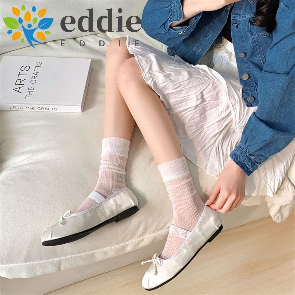 Vớ Lụa Siêu Mỏng Họa Tiết Kẻ Sọc 26Ede Thời Trang Harajuku