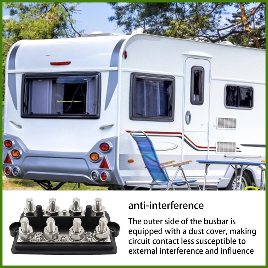 Khối Phân Phối Nguồn Điện Đầu Cuối Đất 12V M10M8 150A 48V