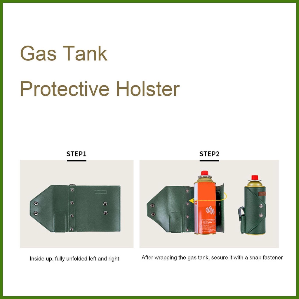 Túi Đựng Bình Propane Bằng Da PU Chống Thấm Nước Thông Dụng Có Thể Gập Lại