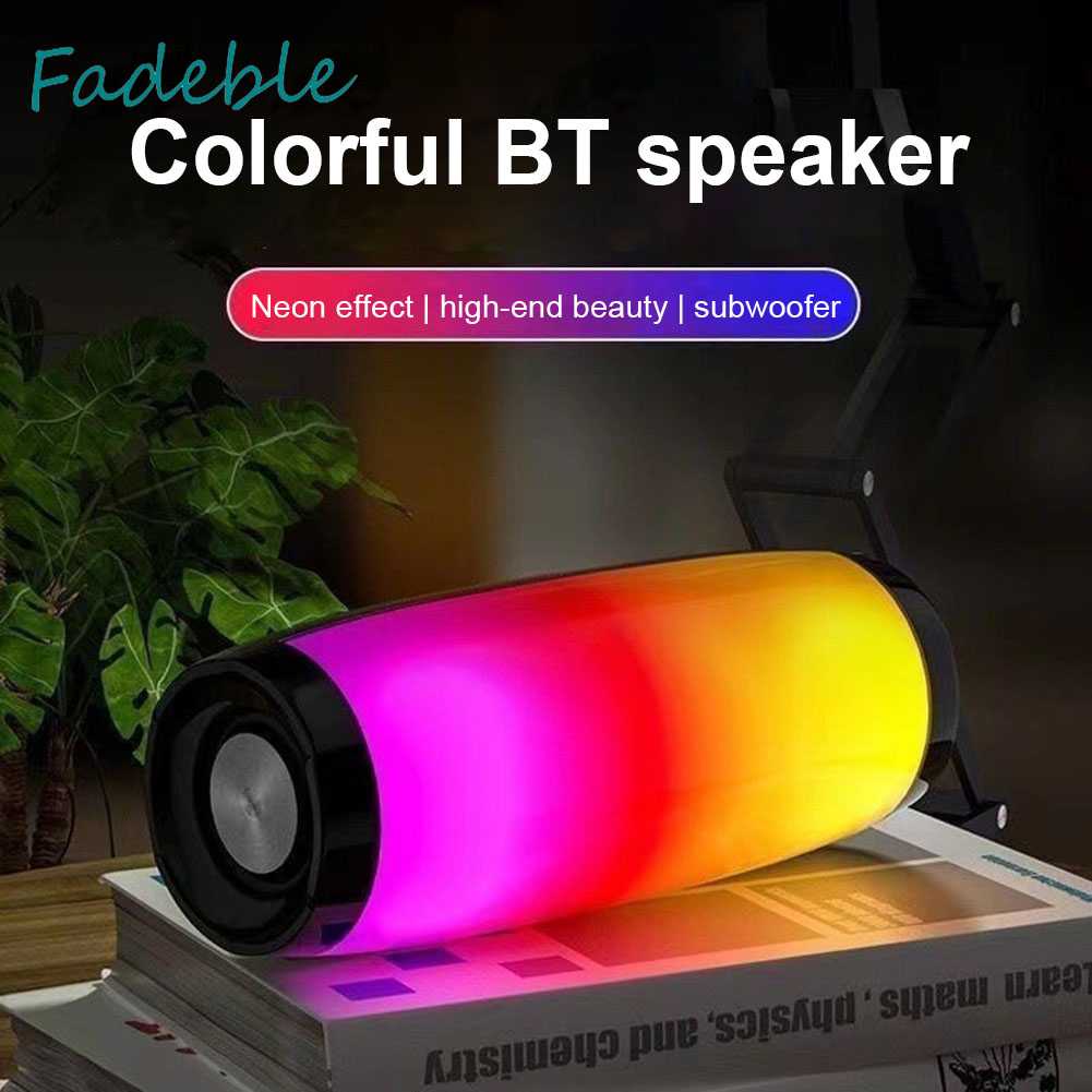 Loa Bluetooth Chống Nước Có Đèn LED Hỗ Trợ Thẻ Nhớ TF