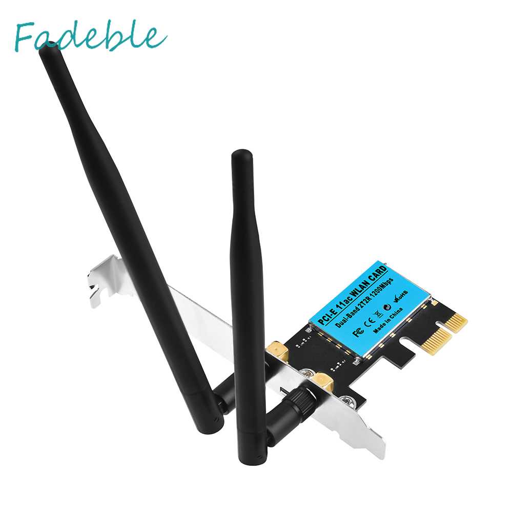 Thẻ Mạng WiFi Băng Tần Kép 2.4GHz / 5GHz Cho Máy Tính