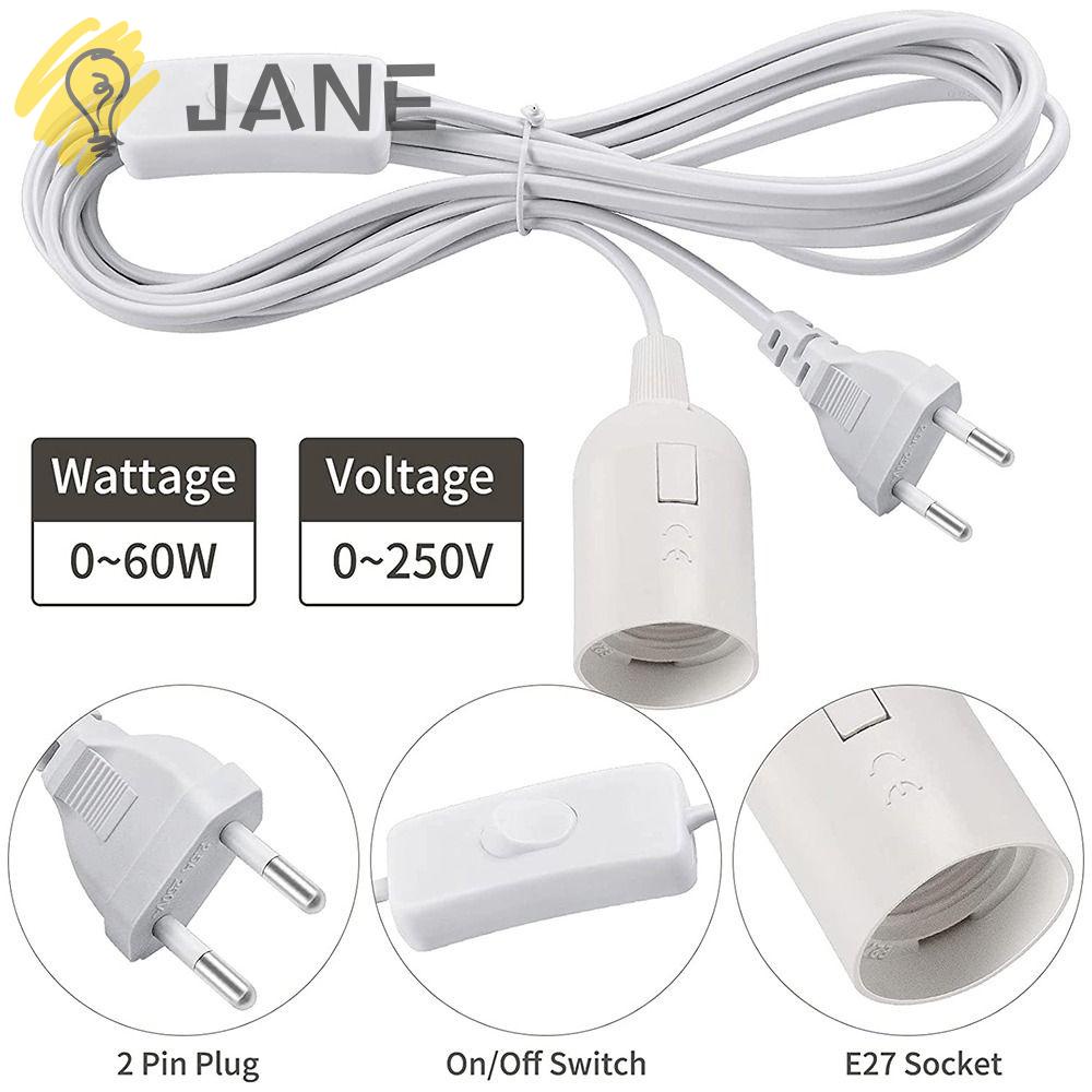 Chuôi Đèn E27 4.5M Với Phích Cắm US Chuyên Dụng Chất Lượng Cao