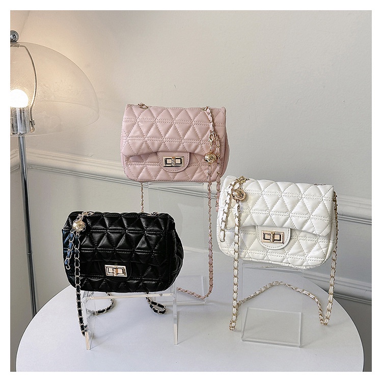 Túi XáchJ ASMIN NOIR Da PU Vân Da Cá Sấu Phối Dây Xích Nhỏ Nhắn Thời Trang Dành Cho Nữ