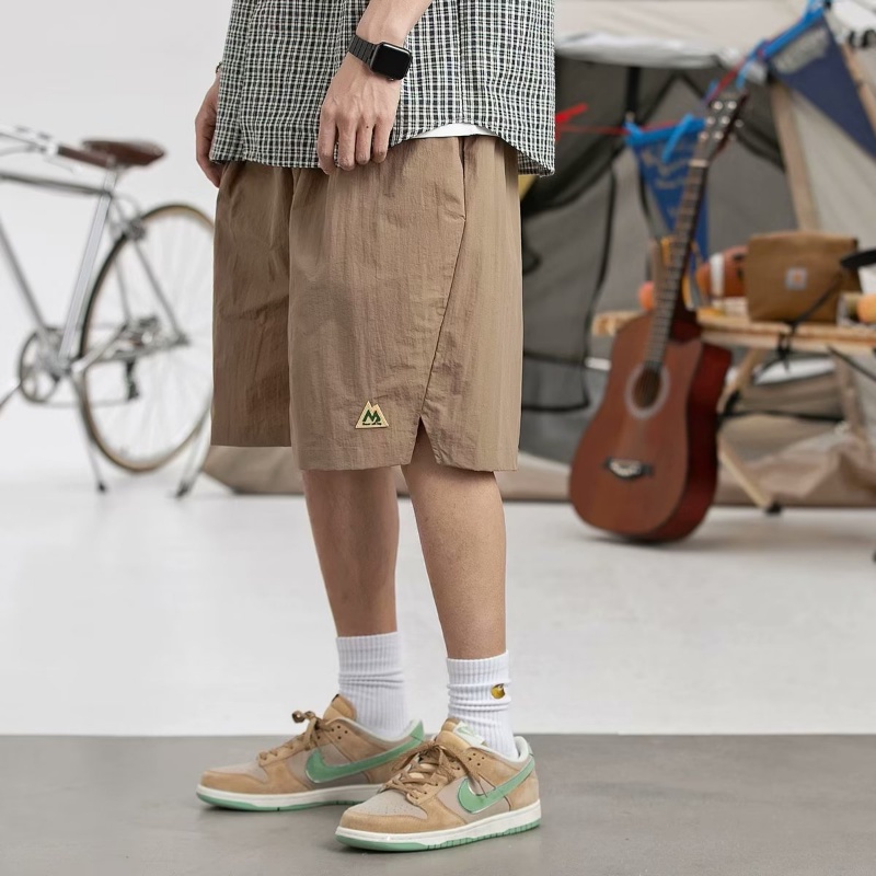 Quần Short Thể Thao Xếp Ly Phong Cách Nhật Bản Chống Thấm Nước Thời Trang Mùa Hè Cho Nam