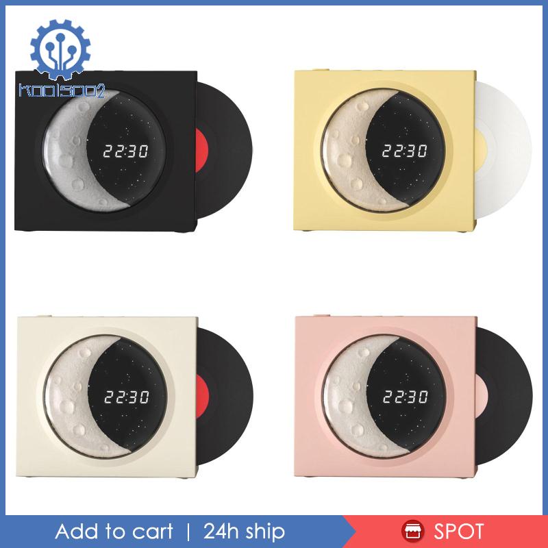 Loa Bluetooth Vinyl Koolsoo2 Kèm Đồng Hồ Cho Gia Đình / Văn Phòng / Tiệc Tùng