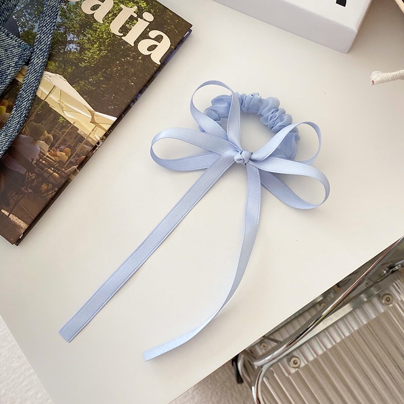 Dây Buộc Tóc Thắt Nơ Lưới Ruy Băng Phong Cách Mới Dành Cho Bé Gái Múa Ba Lê