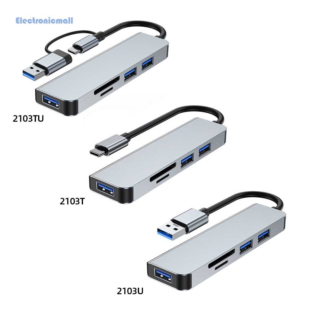 Bộ Chia Cổng USB Type C 3.0 Hỗ Trợ TF / PD Type C USB 3.0