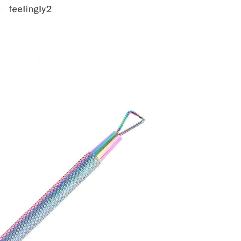 1 Cây Đẩy Da Chết Bằng Thép Không Gỉ Hai Đầu Dùng Trang Trí Móng Tay Nghệ Thuật