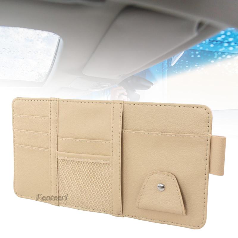 Túi Đựng Tài Liệu Màu Đen Có Khóa Kéo Fenteer1 Cho Xe Hơi