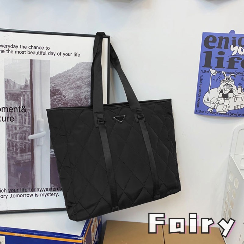 Túi Xách tote Đeo Vai Đính Đá Kích Cỡ Lớn Thời Trang Dành Cho Nữ