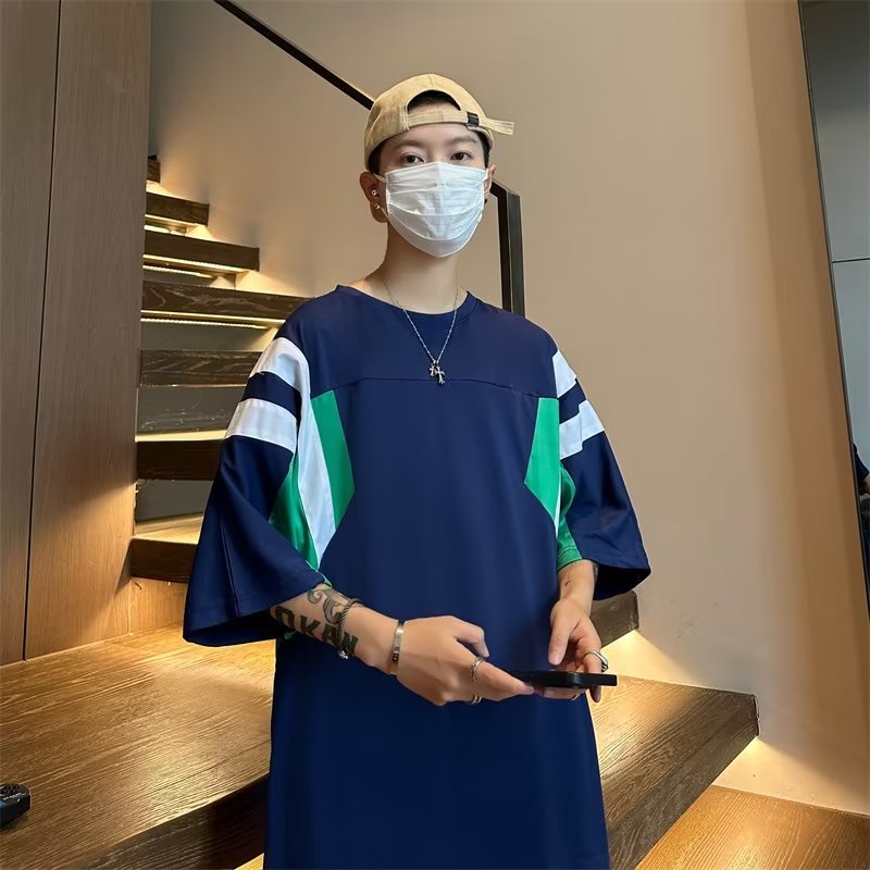 Áo Thun Ngắn Tay Phong Cách Đường Phố Âu Mỹ Cá Tính Cho Nam