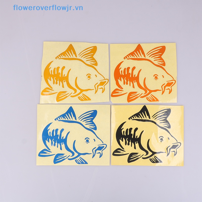 Sticker Vinyl Dán Xe Hơi Hình Cá Chép Thông Dụng