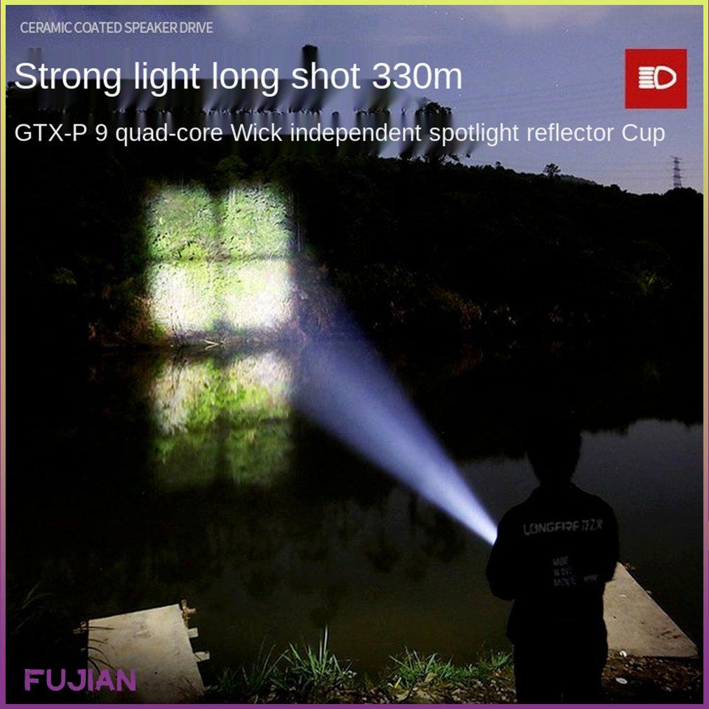 Quad-Core Bright Led Flashlight Strong Light Rechargeable Super Small Special Forces Outdoor Multi-Functional Spotlight