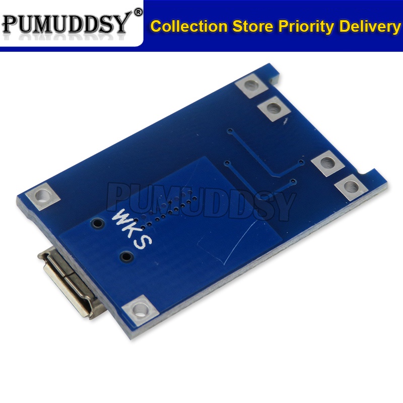 Bảng Mạch Sạc Pin Lithium Micro USB TP4056 18650 5V 1A + MT3608 2A DC-DC