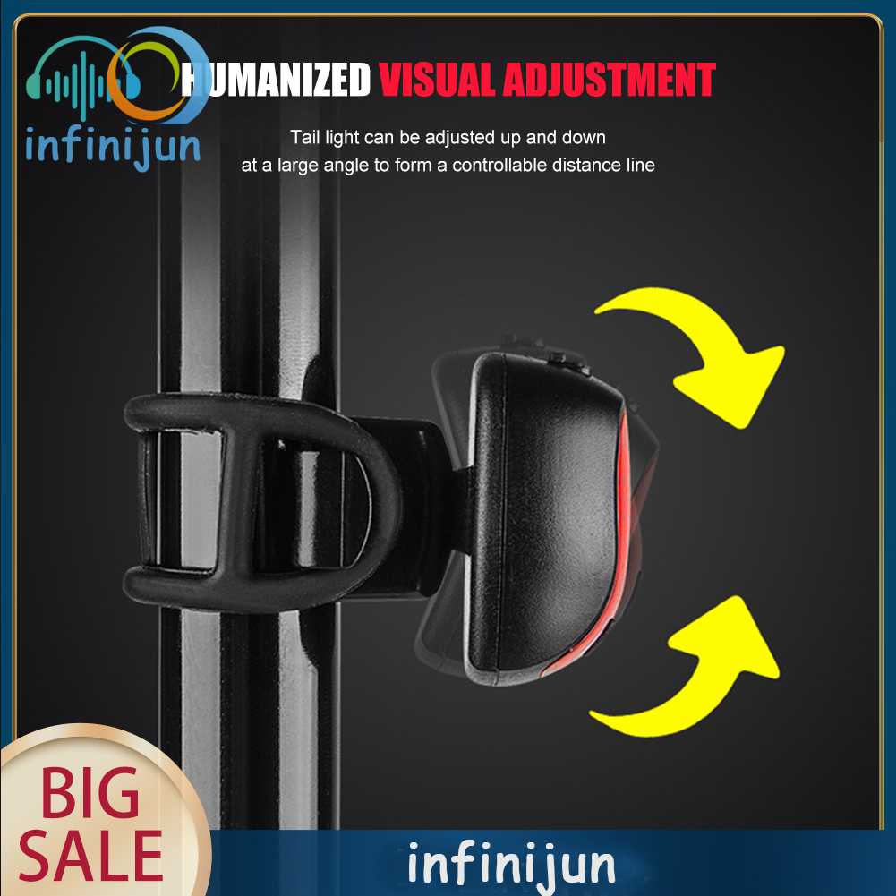 Đèn LED Gắn Yên Sau Xe Đạp Chống Thấm Nước Có Thể Sạc Lại Được